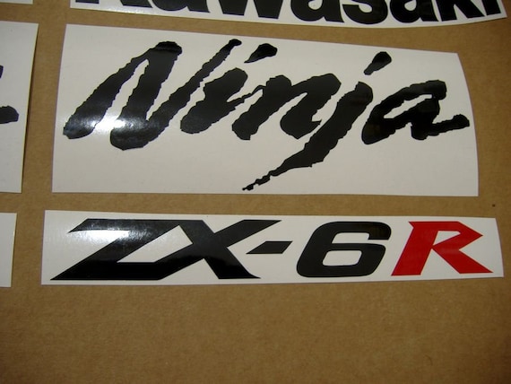 ZX6R Ninja 2007-2008 Complete Aftermarket Decals Stickers ZX6R Ninja 2007-2008 Complete Aftermarket Decals Stickers
