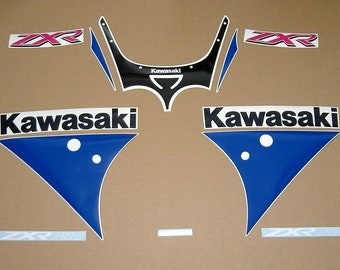 ZXR750 (ZX-7) ninja 1991 decals kit set adhesives restoration graphics stickers pegatinas reproduction logo zxr 750 j1 pattern