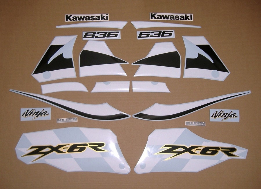 順 Kawasaki zx6r stickers decals - Etsy 日本