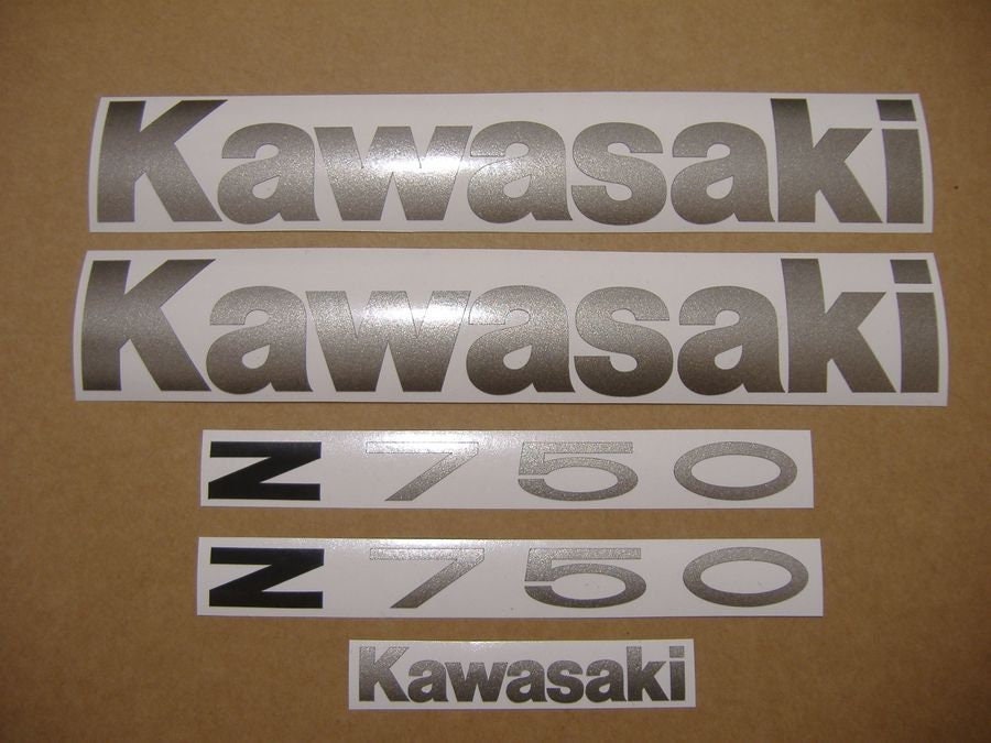 Z750 2007 2009 Ninja complete decals kit stickers full graphics set restoration replacement replica labels reproduction emblems z 750 mark