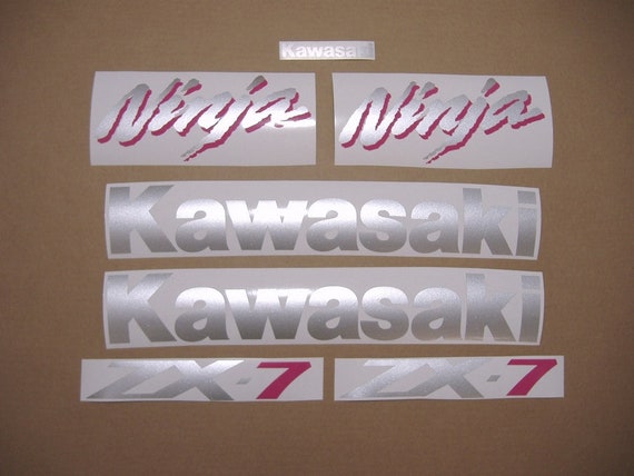 ZXR 750 Ninja 1994 Zx-7 Complete Replica Decals Kit Set