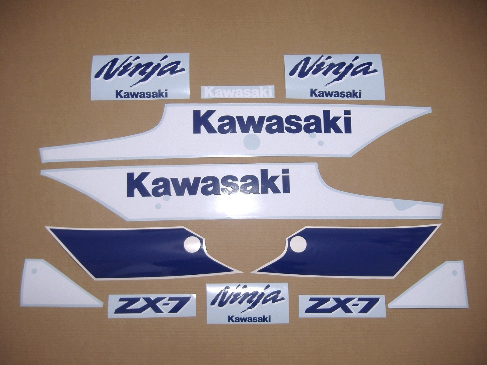 ZXR750 / ZX-7 H1 1989 Complete Replacement Decals Set Full
