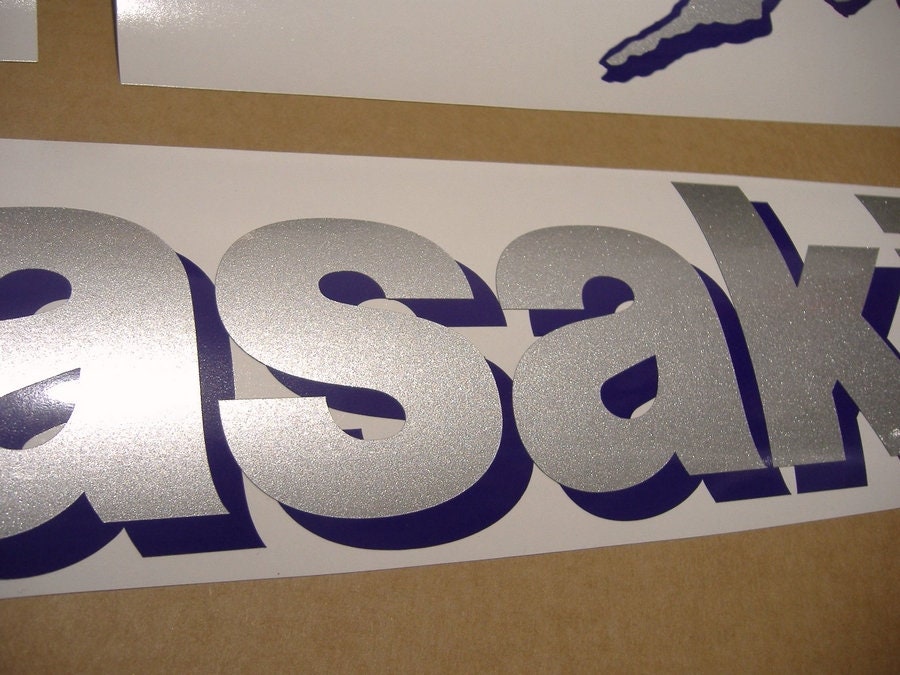 ZX7R 1997-1999 Ninja Full Aftermarket Stickers Set Complete