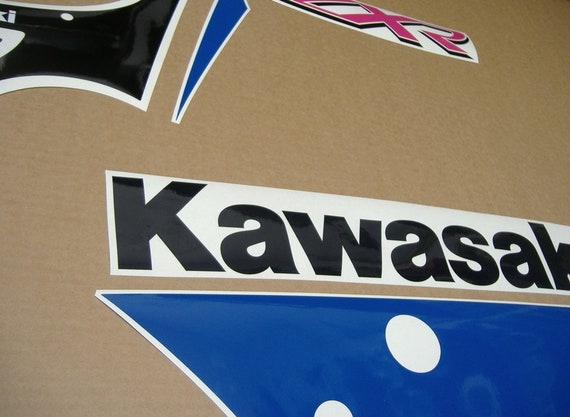 Kawasaki ZXR 750 Ninja '92 (J2) decal set - green/white/red
