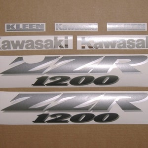 ZZR 1200 2002 full stickers set kit decals graphics reproduction replica replacement pattern logo labels aufkleber emblems logo mark adesivi