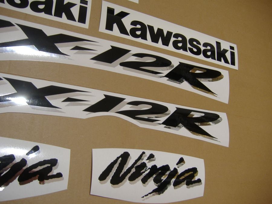 ZX12R 2004 Ninja Full Sticker Set Kit Decals Restoration Etsy