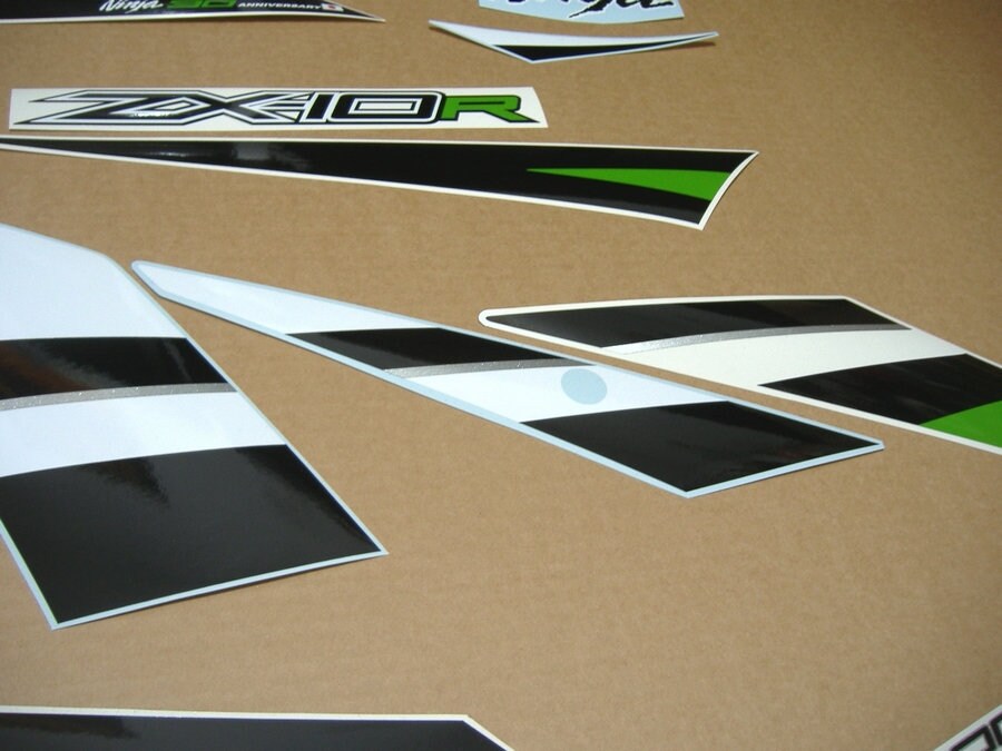 ZX10R Ninja 2015 30th Anniversary Edition Full Decals Kit