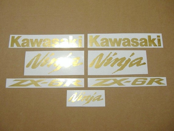 ZX6R or ZX10R Ninja Custom Color Brushed Gold Customized ZX6R or ZX10R Ninja Custom Color Brushed Gold Customized