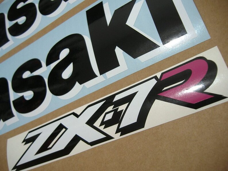 Kawasaki ZX7R 1997 Ninja Stickers Aufkleber Decals Adhesivos Etsy