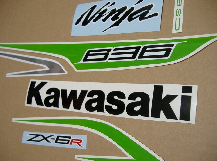 ZX6R Ninja 2013 Stickers Set Kit Decals Adhesivos Pegatinas