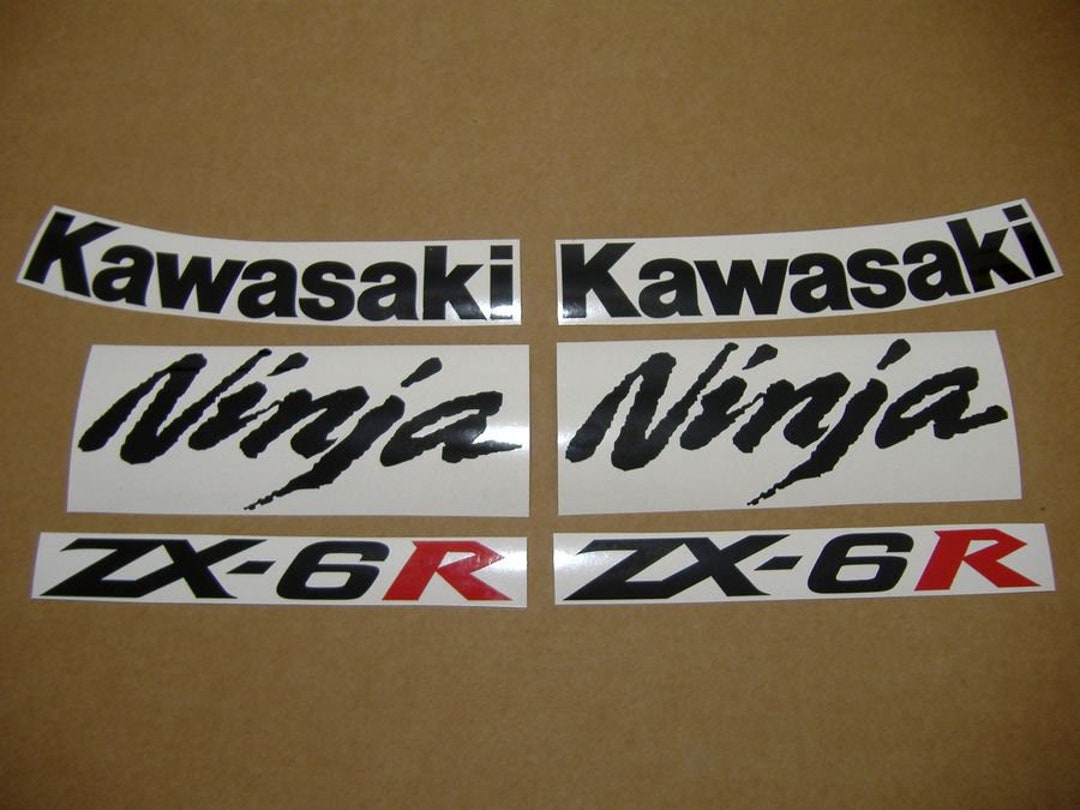ZX6R Ninja 2007-2008 Complete Aftermarket Decals Stickers ZX6R Ninja 2007-2008 Complete Aftermarket Decals Stickers