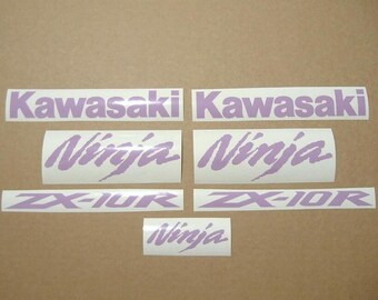 ZX6R or ZX10R Ninja Violet Full Customized Decals Graphics