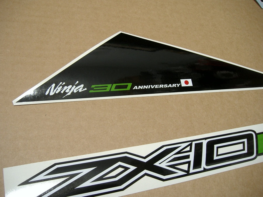 ZX10R Ninja 2015 30th Anniversary Edition Full Decals Kit
