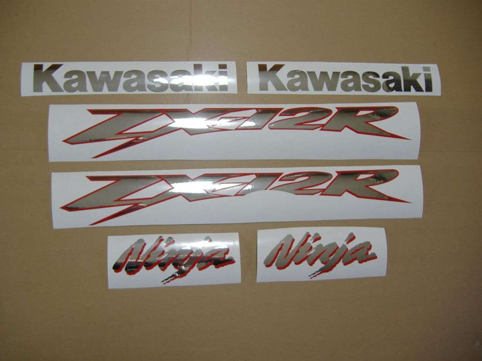 Kawasaki ZX12R 2003ninja Full Sticker Set Kit Aufkleber Decals Etsy