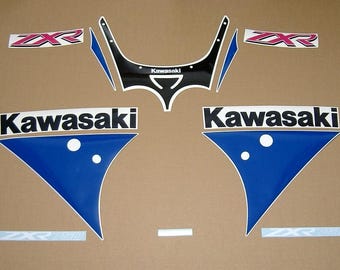 ZX-7 H2 1990 Complete Logo Decals Set Restoration Graphics Kit