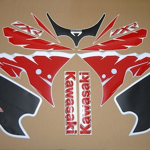 ZXR 750 ninja 1994 stickers decals kit set adhesives autocollants restoration graphics reproduction adesivi logo labels pattern