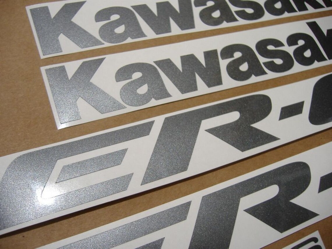 Kawasaki ER6F 2007 Emblems Replacement Decals Set Kit Etsy