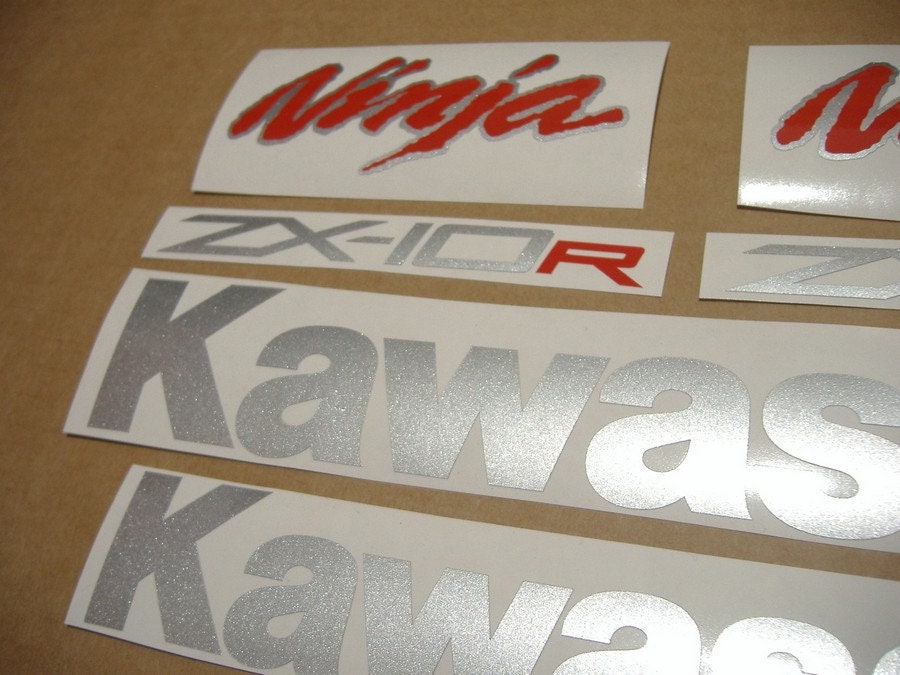 ⭕️在庫あり⭕️ハンドメイドシール「各48枚」 ZX10R 2011 Ninja Full Aftermarket Decals Set Stickers Kit