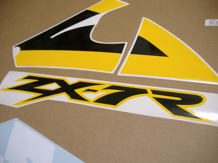 ZX7R Ninja 2001-2002 Decals Adhesives Restoration Graphics Replica