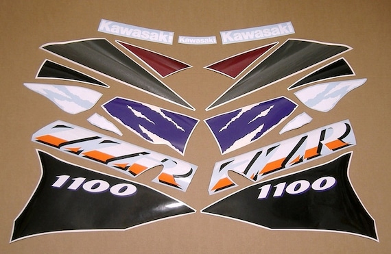 ZZR 1100 ZX-11 1994 Logo Decals Set Kit Restoration Graphics