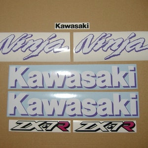 ZX7R 1998-1999 ninja complete restoration stickers set full reproduction decals kit graphics replica replacement pattern zx-7r zx-7 750 logo