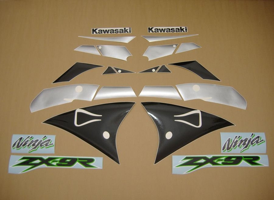Kawasaki ZX9R Ninja Complete Kit Set Aufkleber |