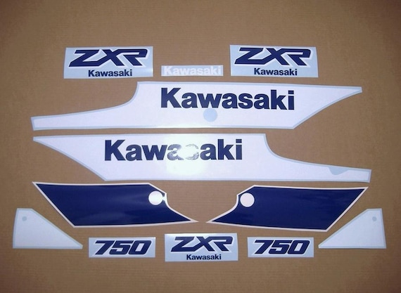 ZXR750 / ZX-7 H1 1989 完全交換用デカールセット フルレストア