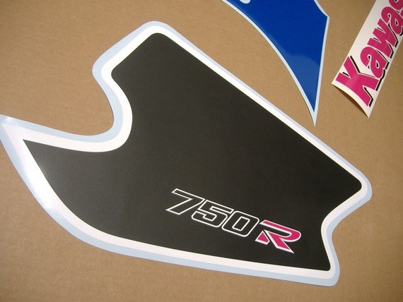 ZXR 750 1993 フルアフターマーケットデカールキット 修復