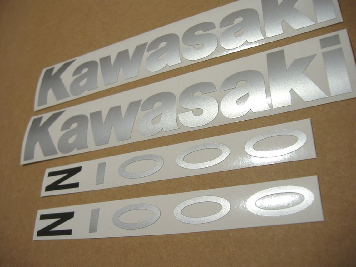 Kawasaki Z1000 2004 ninja emblems decals autocollants graphics Etsy