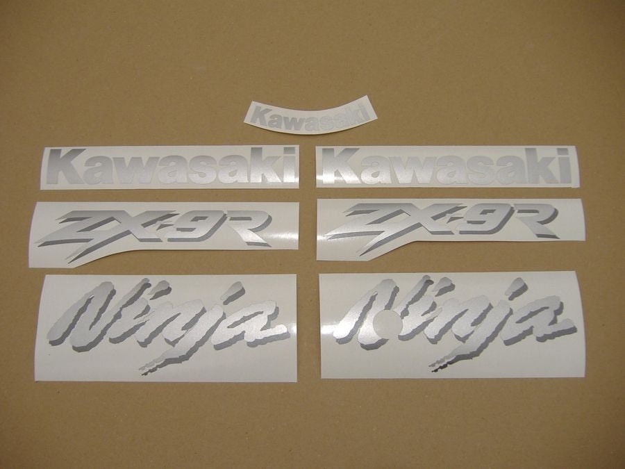 ZX9R Ninja 1998 - 2000 Complete Aftermarket Decals Kit Set ZX9R Ninja 1998 - 2000 Complete Aftermarket Decals Kit Set