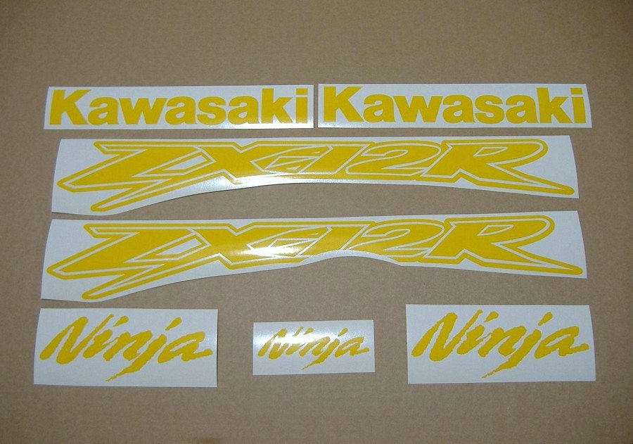 ステッカーまとめ売り1 Kawasaki ZX-14R Decals Kawasaki ZX14R Stickers (1 set