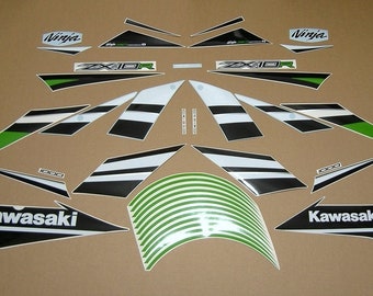 ZX10R Ninja 2015 30th Anniversary Edition Full Decals Kit