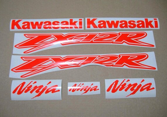 2025-25 秋冬新作  ハイブランドの Custom Ninja ZX12R Fluorescent Pink Orange Yellow Red Neon ポスター