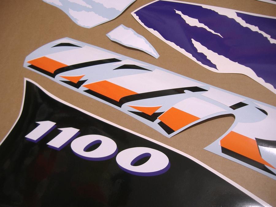 ZZR 1100 ZX-11 1994 ロゴ デカール セット キット 修復 グラフィック