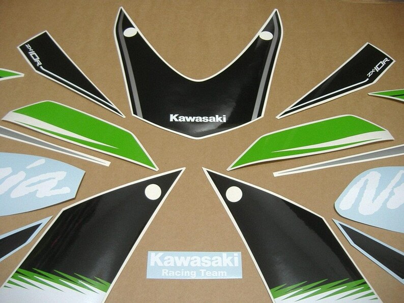 Kawasaki ZX10R Ninja 2016 Full Decals Kit Set Aufkleber Etsy