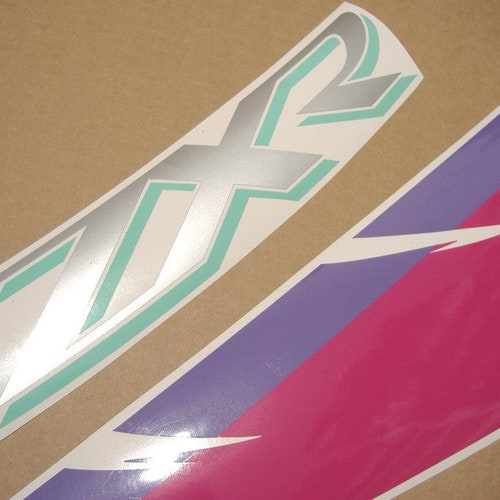 ZXR 750 ninja 1995 shops stickers decals kit set adhesives autocollants restoration graphics reproduction adesivi logo labels pattern