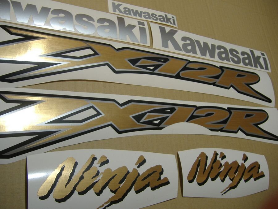 Kawasaki ZX12R 2005 Ninja Sticker Set Kit Aufkleber Decals Etsy