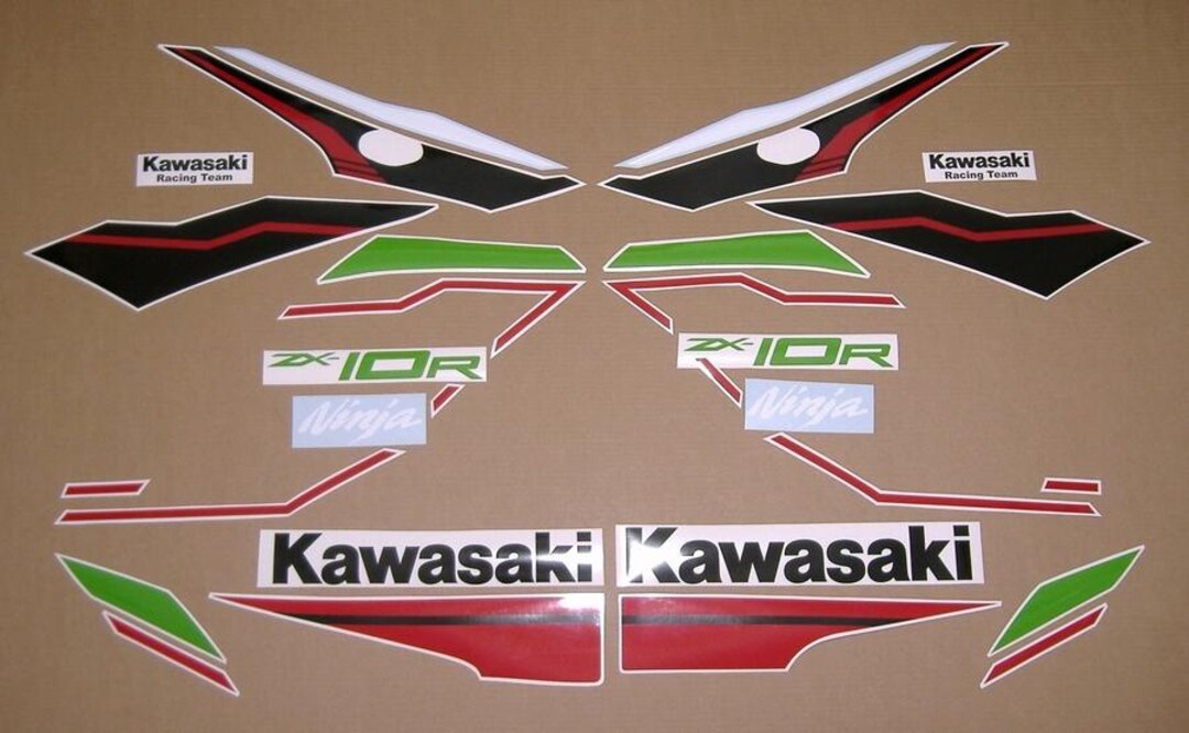 ZX10R Ninja 2021 Full Replacement Decals Kit Complete Reproduction