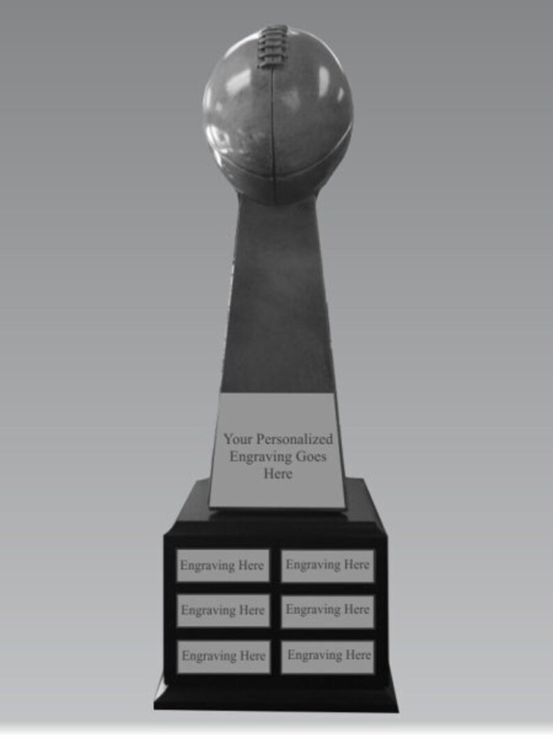 Fantasy Football Championship Perpetual Trophy Etsy