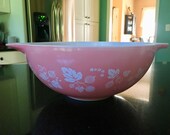 Pyrex Large 4 Quart Gooseberry Cinderella Mixing Bowl 444