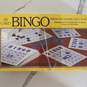 Juego de bingo de 1981 de Western Publishing