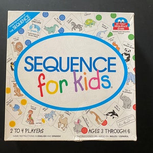 SEQUENCE for Kids - bordspel/kaartspel - door Jax Games - VOLLEDIG **Lezen niet vereist om te spelen**