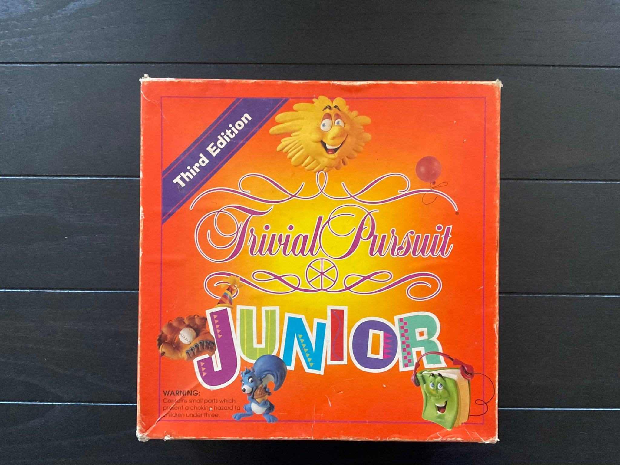 Trivial Pursuit Junior Third Edition Ages 7 1994 Parker Brothers
