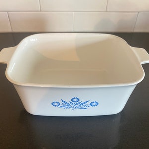 Corning Ware Cornflower Blue 1,5 Quart Rechteckige Auflaufform, Corning Ware P-4-B