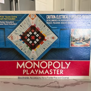 Monopoly Playmaster Electronic Accessory by Parker Brothers 1982