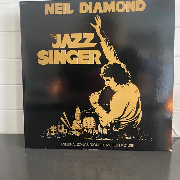 The JAZZ SINGER - 1980 Motion Picture Soundtrack, 33rpm Vinyl Record Album