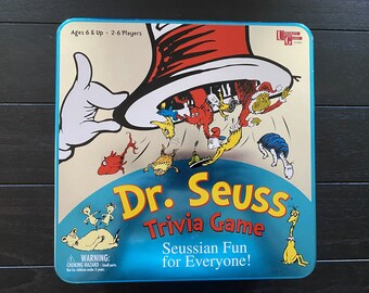 Seussian Fun for Everyone Trivia Game in Collector Tin, 2000 University Games