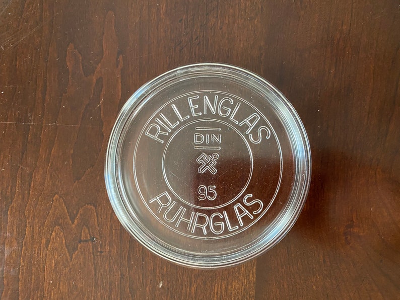 Vintage German Fruit / Canning Jar Ruhrglas Rillenglas 3/4 Etsy