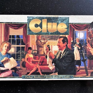 Clue Game, Parker Brothers Clue 1992 - COMPLETE