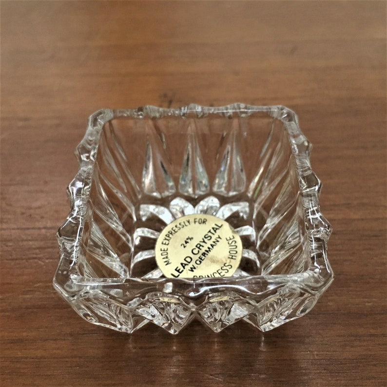 Individual Crystal Salt Cellars Princess House Germany Etsy